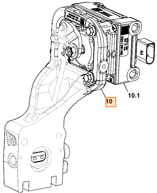 Клапан EGR JCB 320/06168, 320/06315, 320-06168, 320-06315, 32006168, 32006315