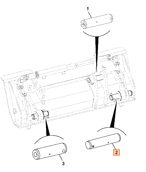 Палец JCB 332/X6279, 332-X6279, 332X6279