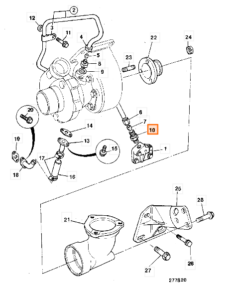 Переходное соединение JCB 02/201016, 02-201016, 02201016