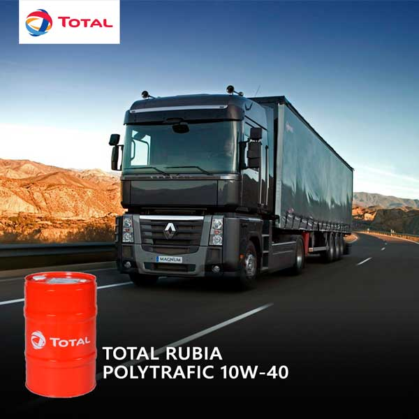 Масло моторное TOTAL RUBIA POLYTRAFIC 10W-40 - 20L (250-руб за 1-литр)
