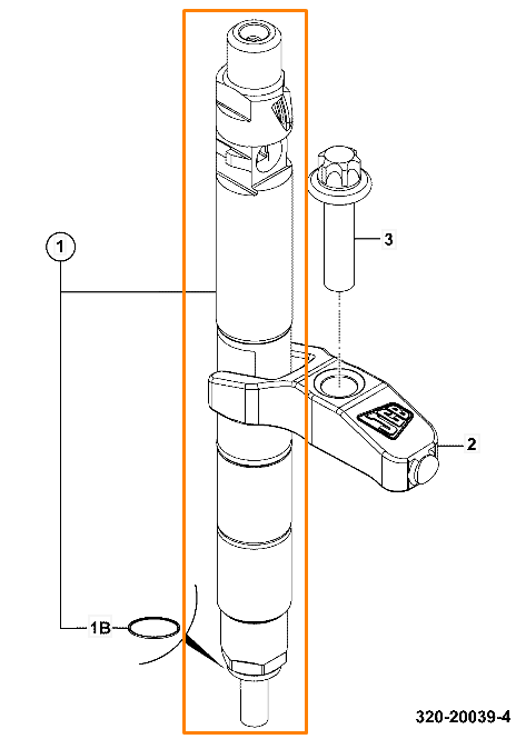 Форсунка топливная JCB 320/06835