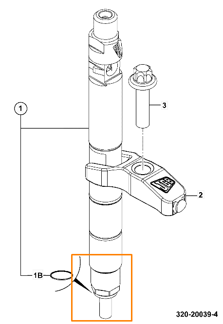 Распылитель топливной форсунки DELPHI L158PBA