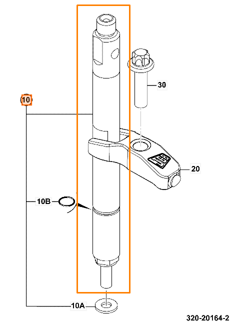 Форсунка топливная JCB 320/06657