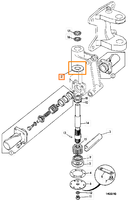 Упорная шайба JCB 808/00207