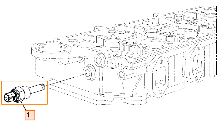 Датчик воды JCB 333/H5810