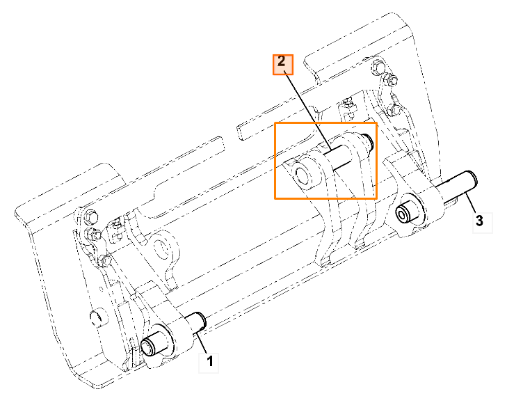 Палец ковша JCB 811/90218