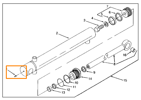 Пресс-масленка 1/4-28 (6,35 мм) John Deere JD7844, G10640, G10938, 87414, 800-001C 
