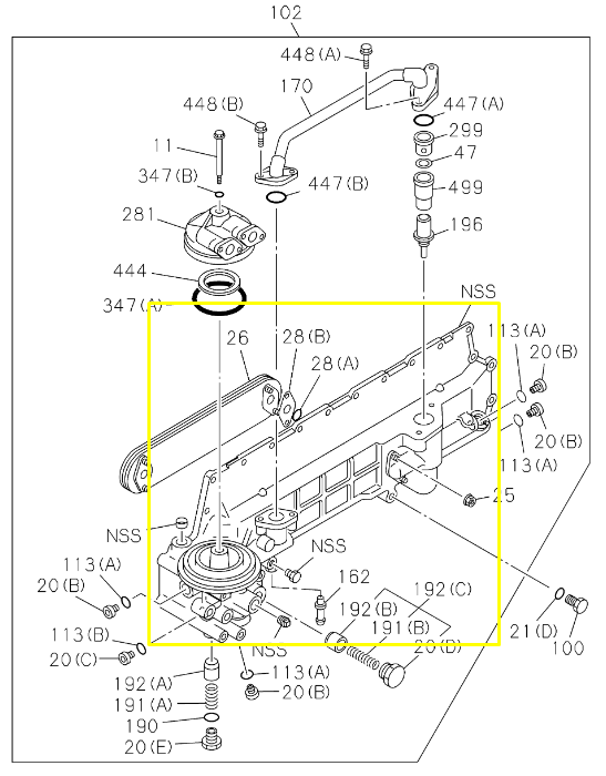 Прокладка теплообменника ISUZU 1112191771