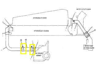 Зажим хомут 67mm Ø 1 34–2 58 CAT 5P-0597, 5P0597