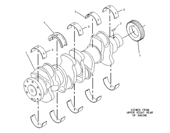 Коленвал CATERPILLAR 4W-3579, 4W3579