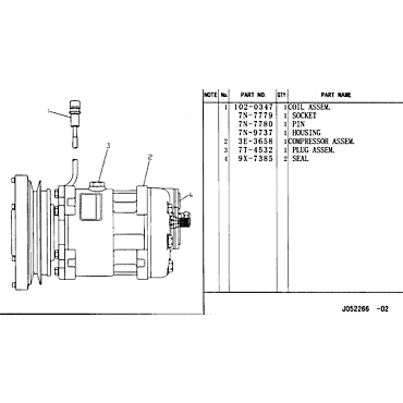 Компрессор Caterpillar 101-1759, 1011759