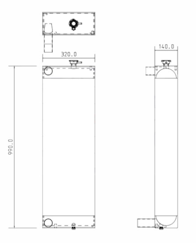 Радиатор охлаждения масла JCB 333/E9576, 333-E9576