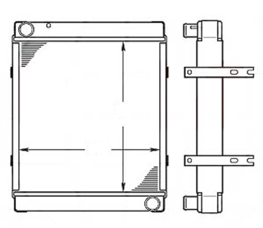 Радиатор JCB TELESCOPIC 923/04200, 923-04200