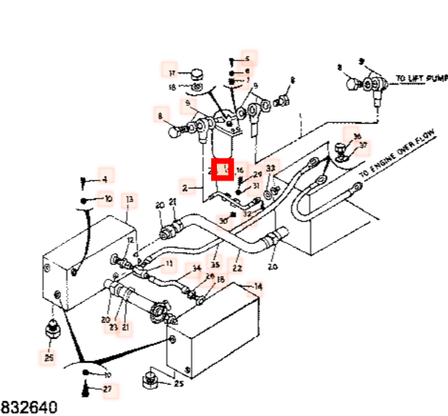 Фильтр отстойник топливный JCB 001/00114, 001-00114, 00100114 