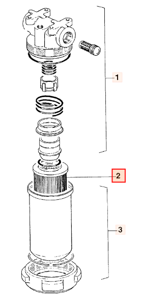 Фильтр гидравлический JCB 2611/00046, 7993014, HF7070, 2611-00046, 261100046