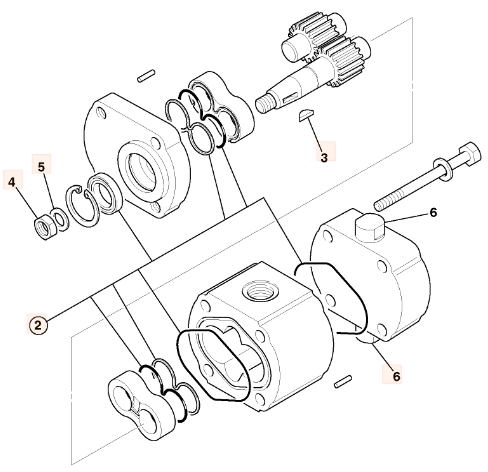 Гидронасос JCB Teleskopic 20/925660, 20-925660, 20925660