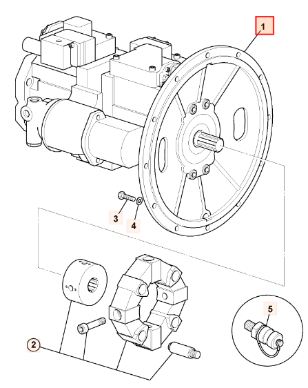 Насос гидравлический JCB 20/925502, 20-925502, 20925502