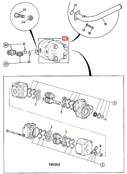 Насос гидравлический JCB 20/902900, 20-902900, 20902900