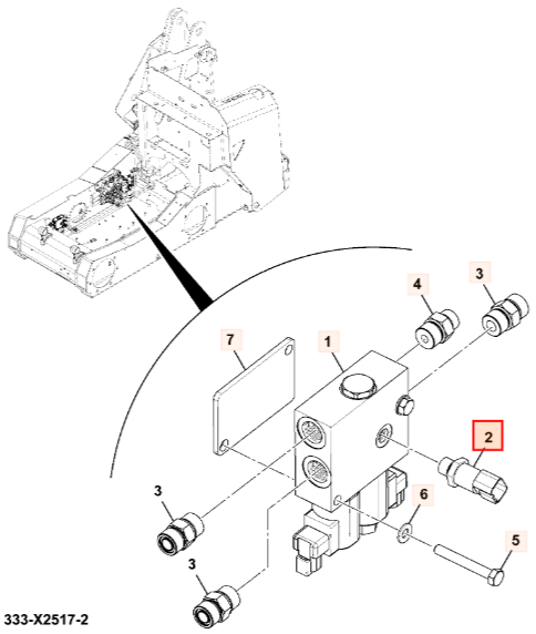 Датчик давления JCB 332/X7524, 332-X7524, 332X7524