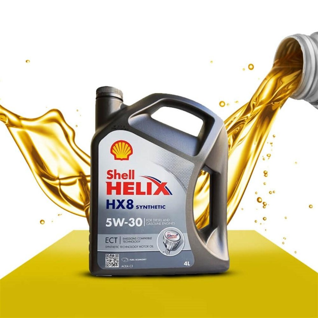 Моторное масло SHELL Helix HX8 5W-30 - 4L (250-руб за 1-литр)