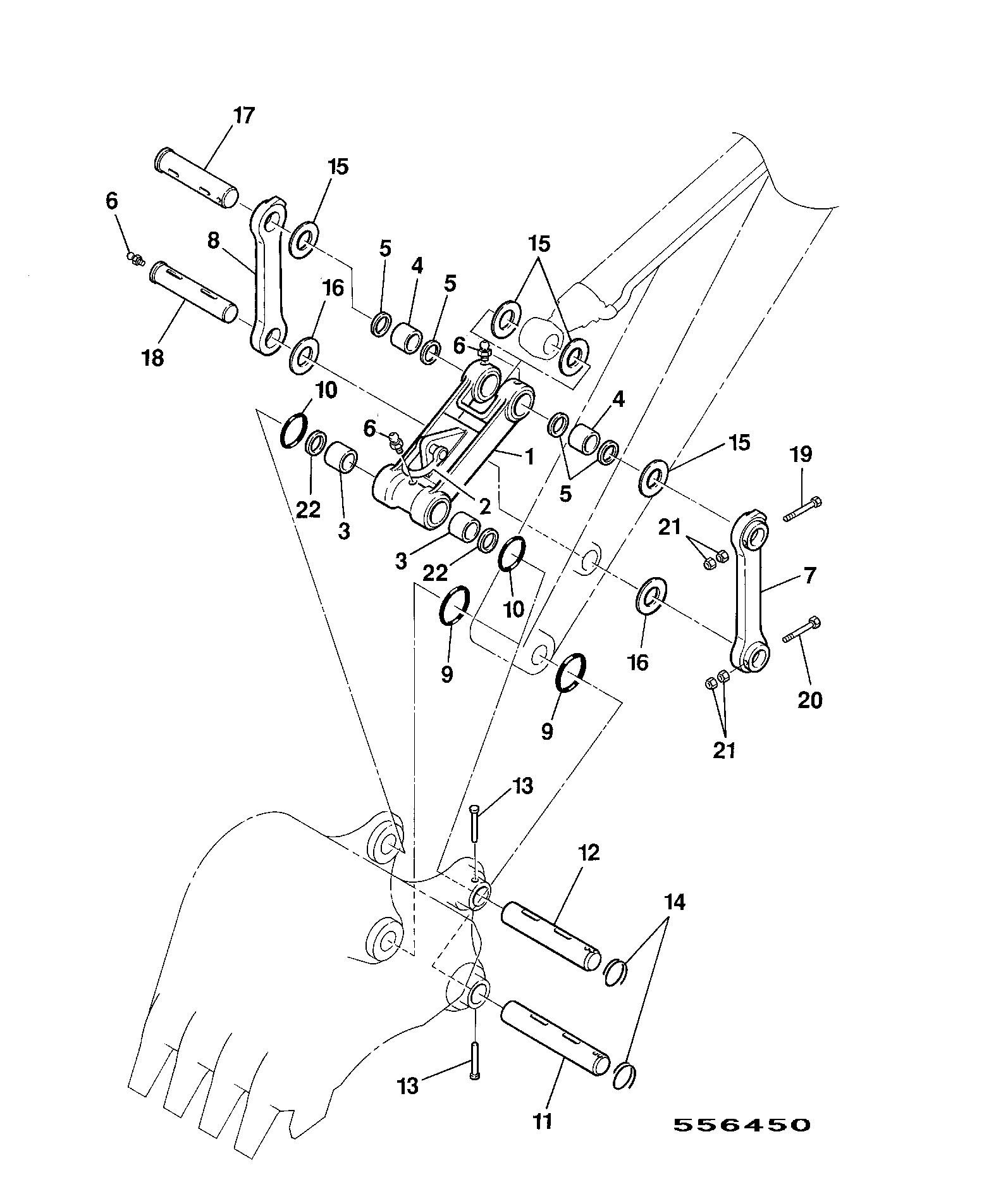 Кольцо уплотнительное JCB KMV0144