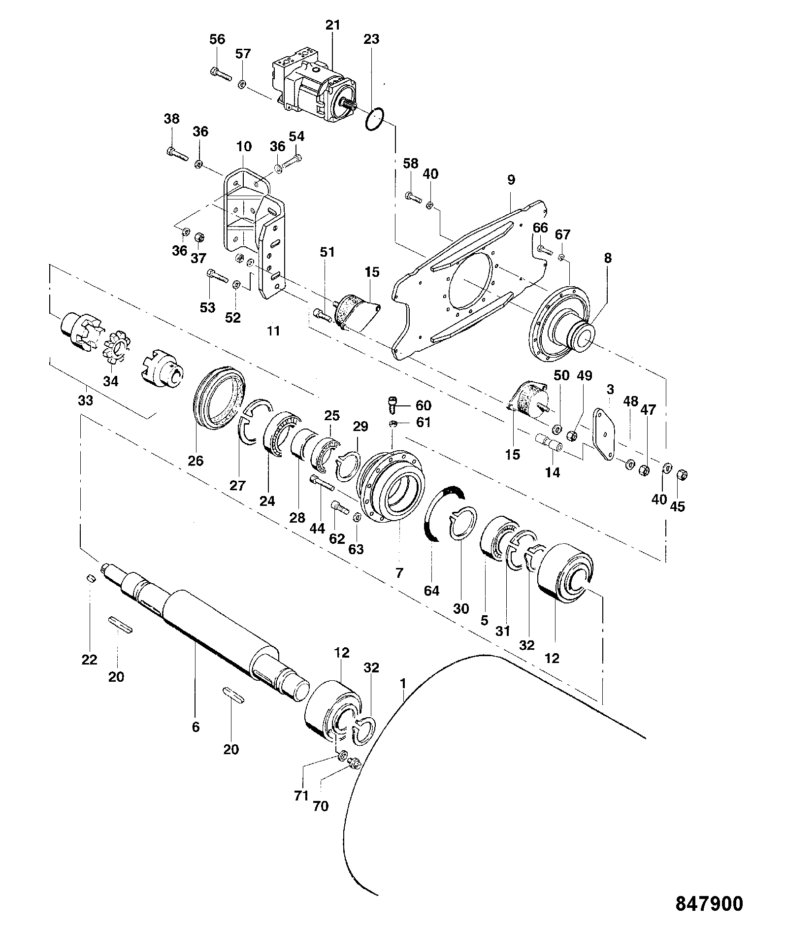 Кольцо уплотнительное JCB 2772/40850