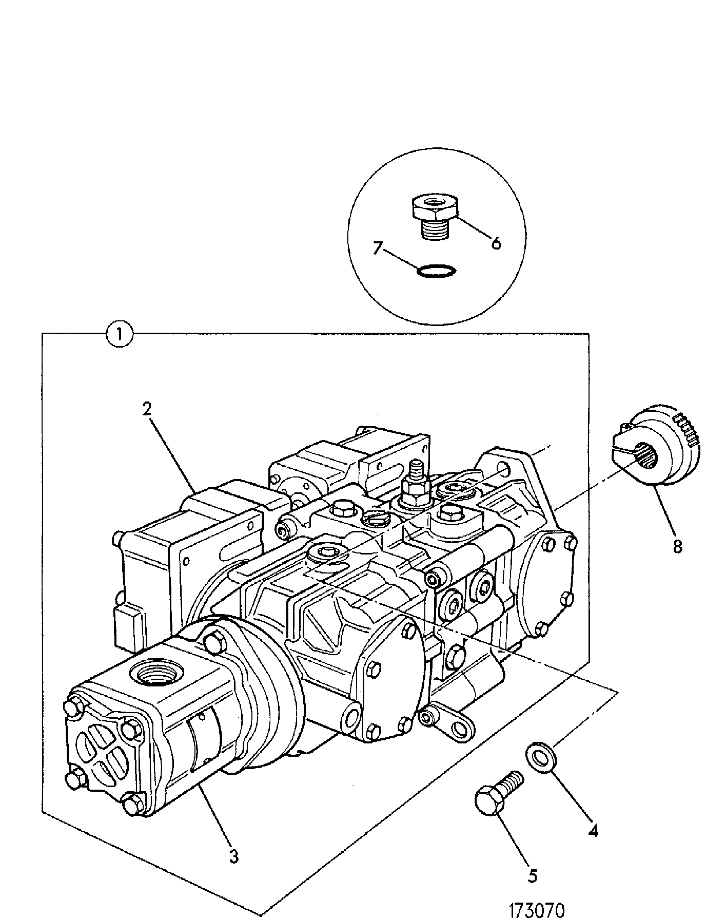 Кольцо уплотнительное JCB 2401/0508