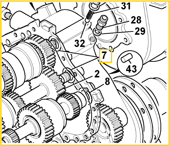 Кольцо JCB 823/10738