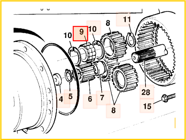 Подшипник JCB 907/52900