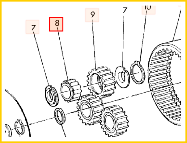 Подшипник JCB 907/50600