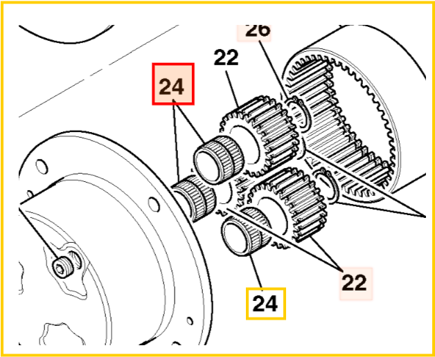 Подшипник JCB 917/M4426