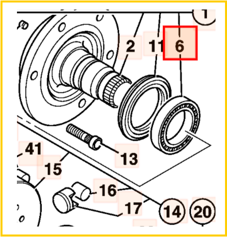 Подшипник JCB 331/38254