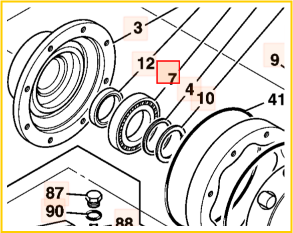 Подшипник JCB 20/950463