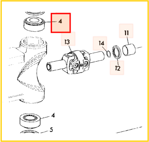 Подшипник JCB 10/907062