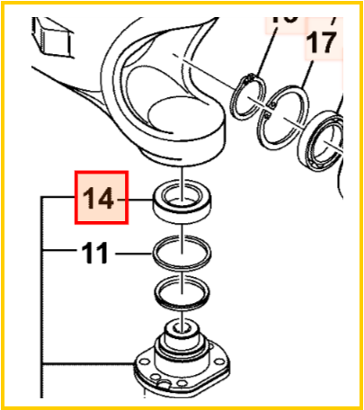 Подшипник JCB 333/D1563