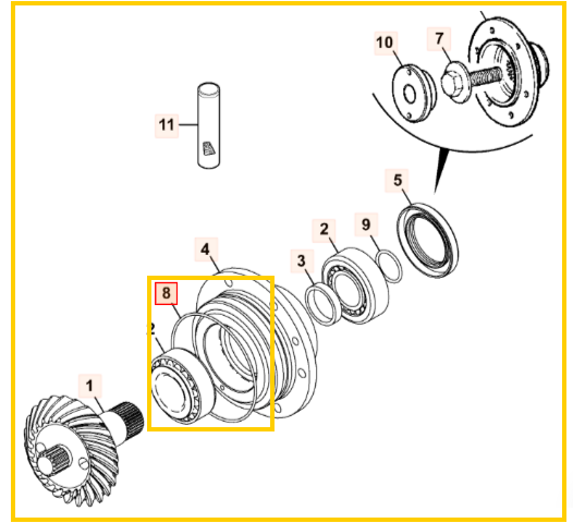 Кольцо уплотнительное JCB 828/00391