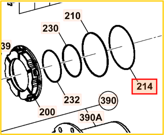 Кольцо уплотнительное JCB 332/C3770