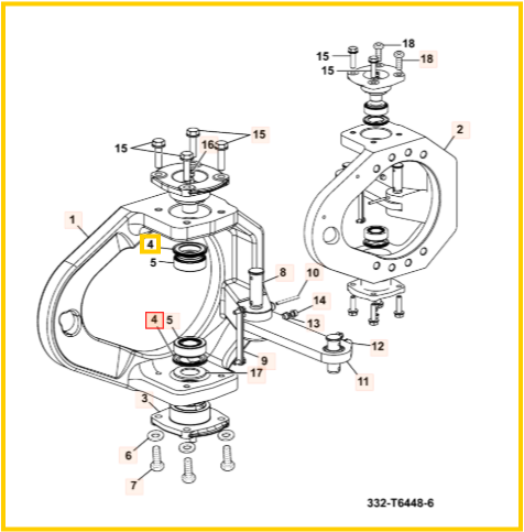 Кольцо уплотнительное JCB 332/R4088