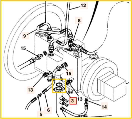 Кольцо уплотнительное JCB BRA0127