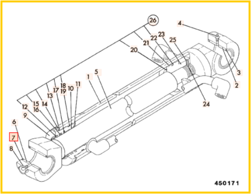 Сальник JCB LAU0020