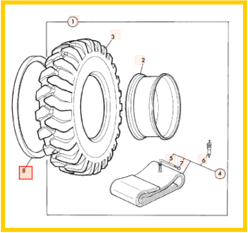 Болт JCB JLA0086