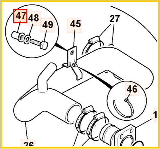 Гайка заклепочная JCB 826/01617