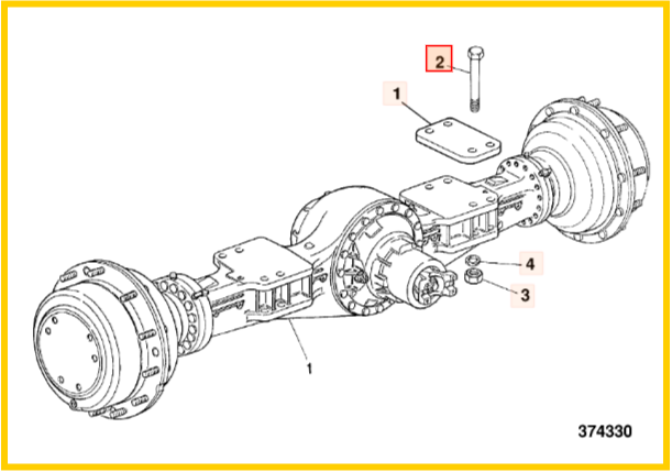 Болт JCB 1315/4031Z