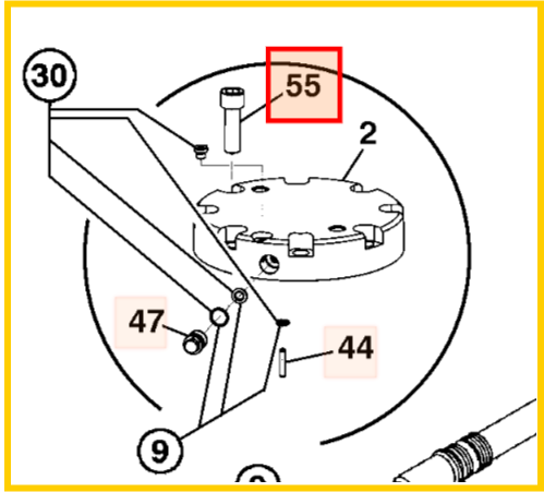 Болт JCB 332/H4736