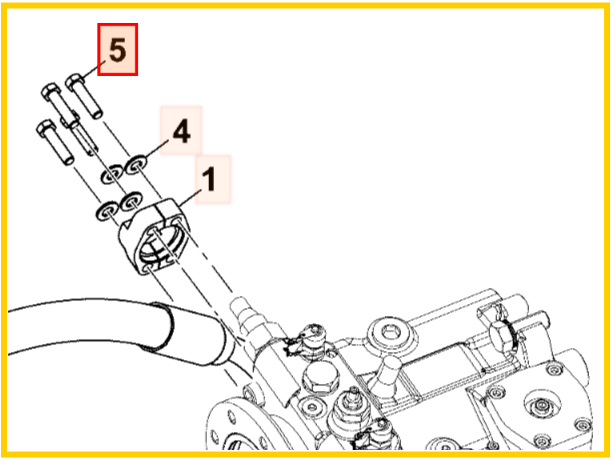 Болт JCB 1305/1710Z