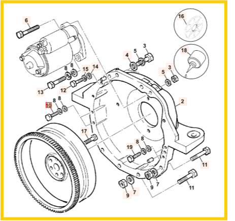 Болт JCB 1315/3412Z