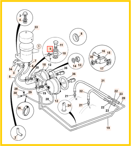 Переходник JCB 816/70009