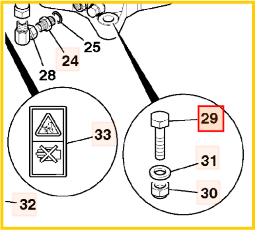 Болт JCB 1315/3716Z