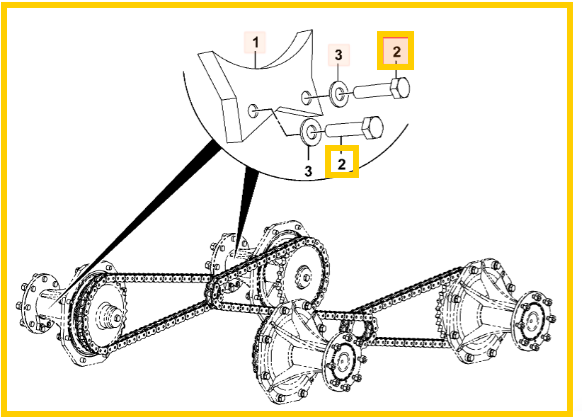 Болт JCB 1315/0309Z