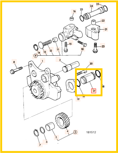 Трубка масленого насоса JCB 02/200109